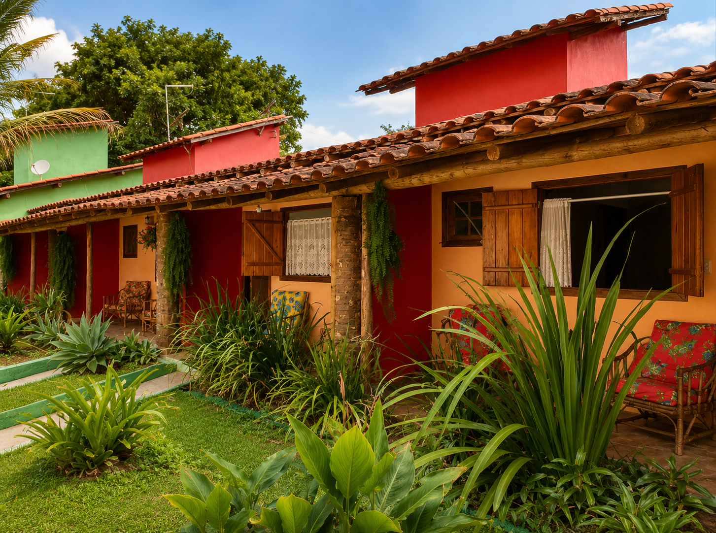 Quarto casal da pousada